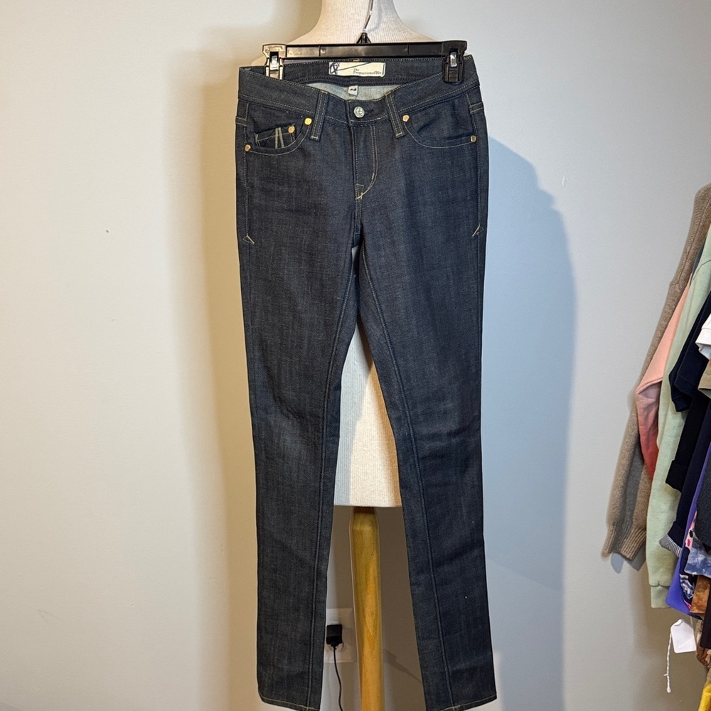The proportionofBlu Classic Dark Blue Skinny Jeans